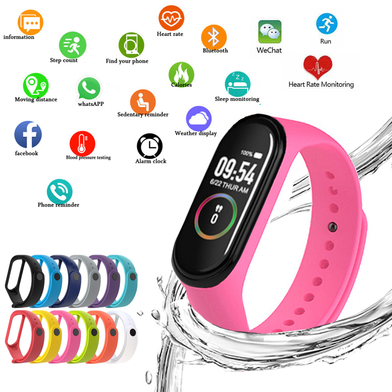 Smartwatch Ladies Watches Branded - Relojes inteligentes M4, pulseras deportivas para