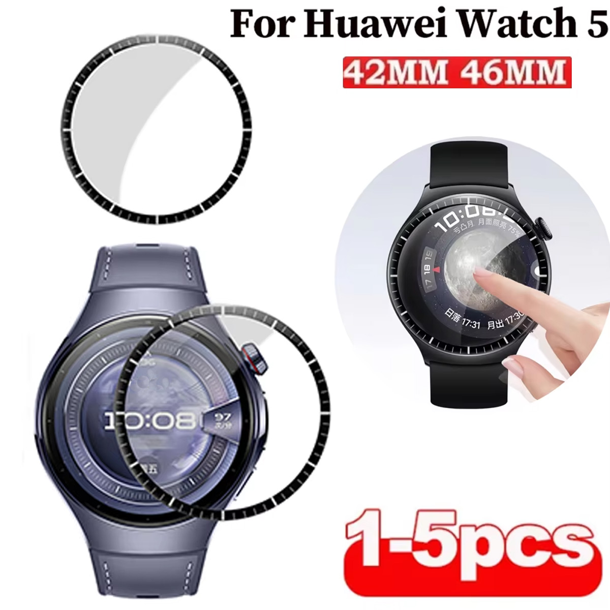 Smartwatch Watch Huawei - 1-5 uds Protector de pantalla suave