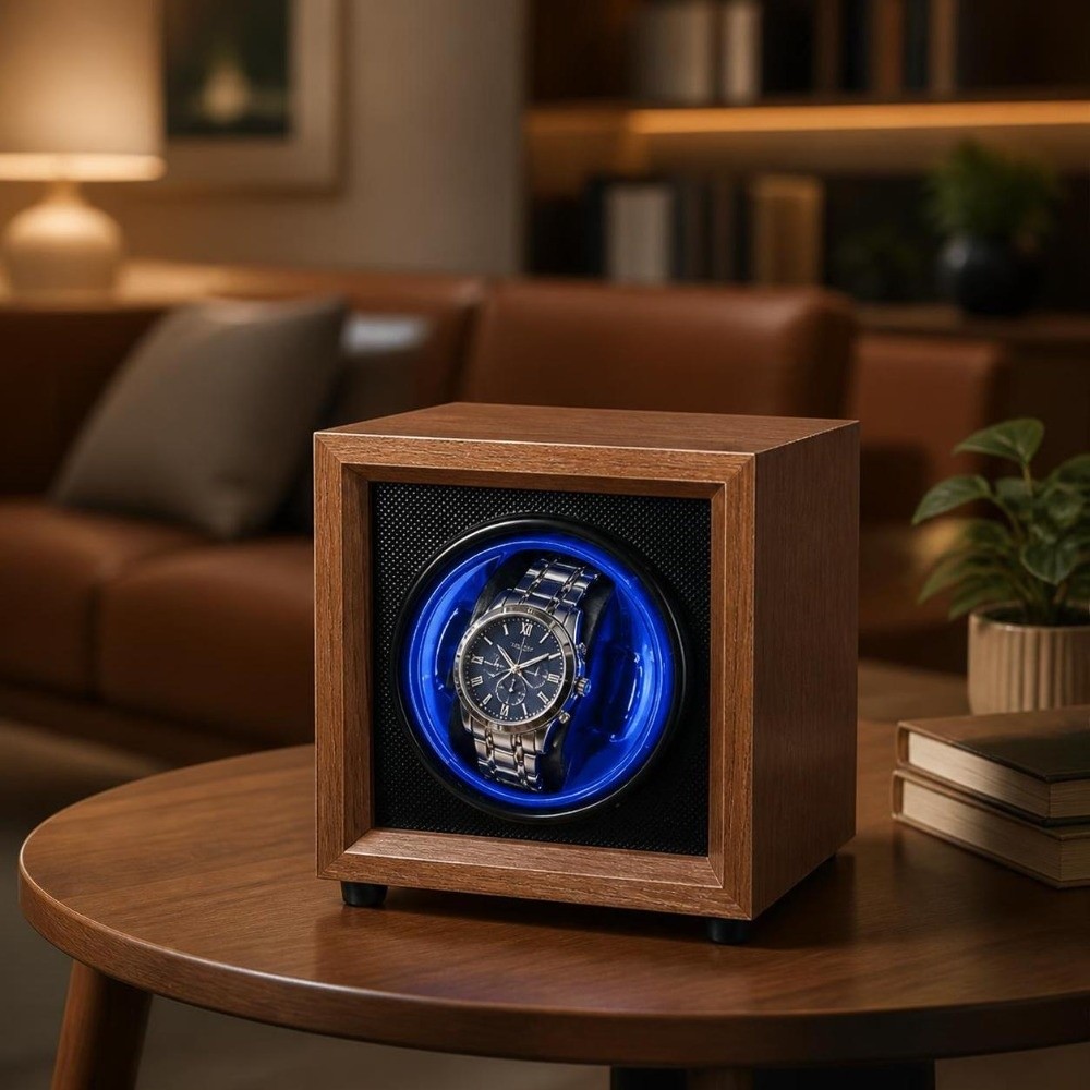 Watch Winder Single - Caja de Madera para Reloj Automático
