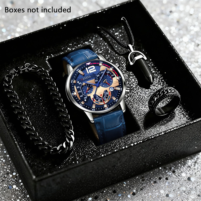 Smartwatch Watches Birthday Gift For Men - Juego de 4 Relojes de Moda