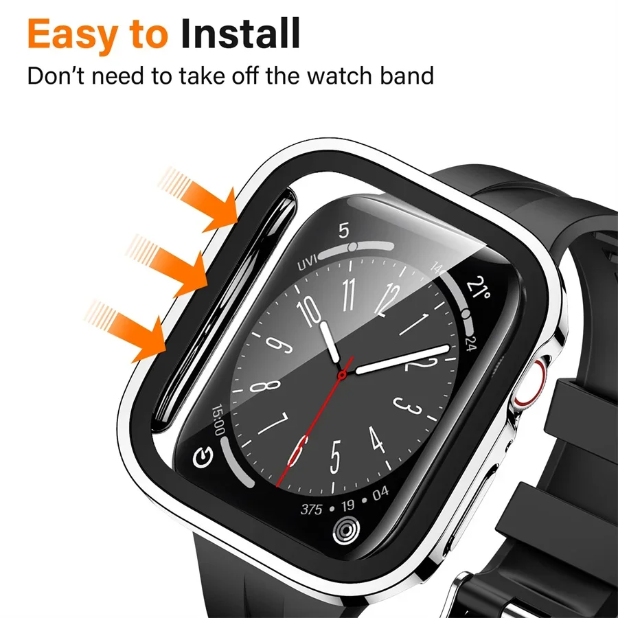 Vidrio + funda para Apple Watc - Smartwatch Watches For Women Smart reseña y precio