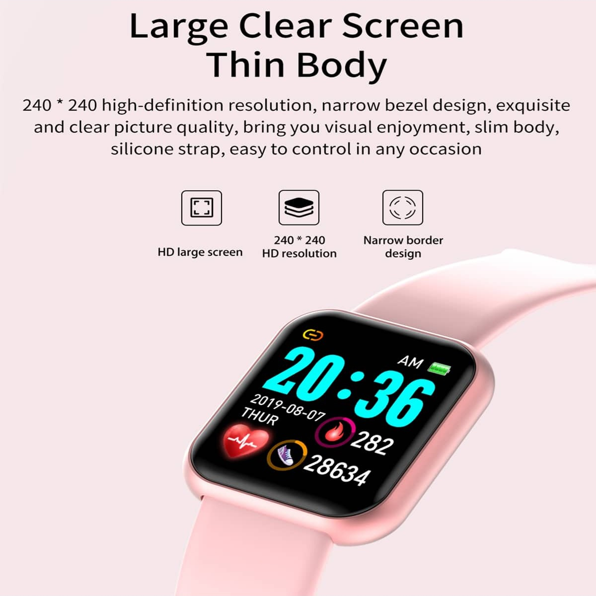 Reloj inteligente Y68 D20 para - Smartwatch Watches For Women Smart reseña y precio
