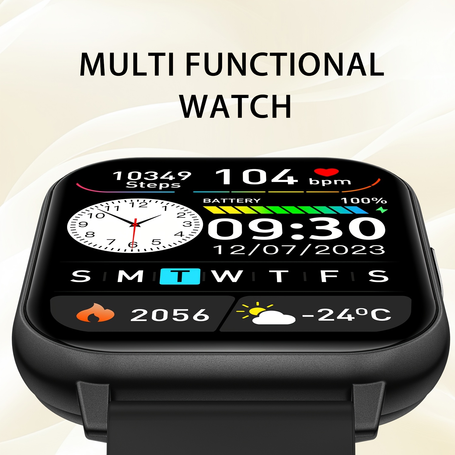 Reloj inteligente deportivo, p - Smartwatch Watches Birthday Gift For Men reseña y precio
