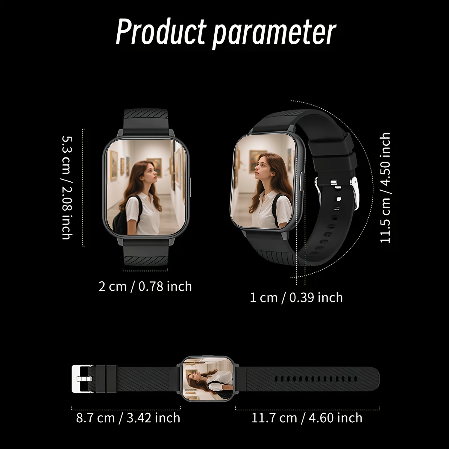 Reloj inteligente deportivo, p - Smartwatch Watches Birthday Gift For Men reseña y precio
