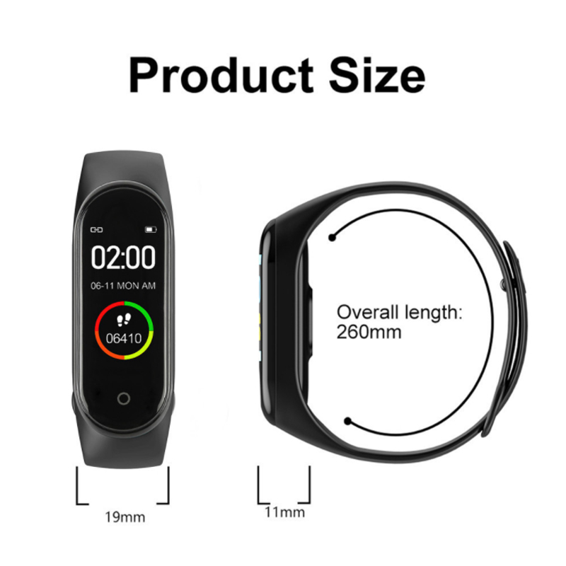 Relojes inteligentes M4, pulse - Smartwatch Ladies Watches Branded reseña y precio