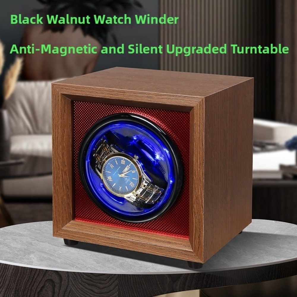 Caja de Madera para Reloj Auto - Watch Winder Single reseña y precio