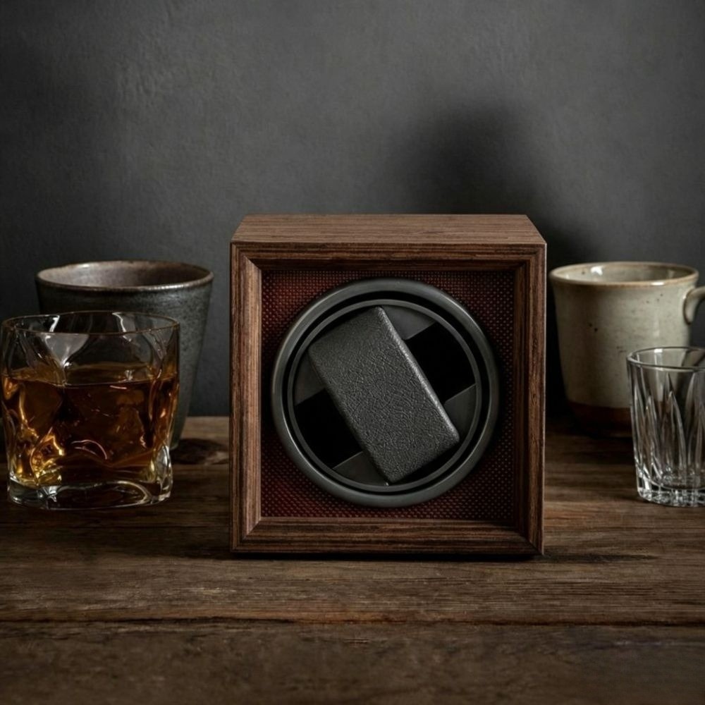 Caja de Madera para Reloj Auto - Watch Winder Single reseña y precio