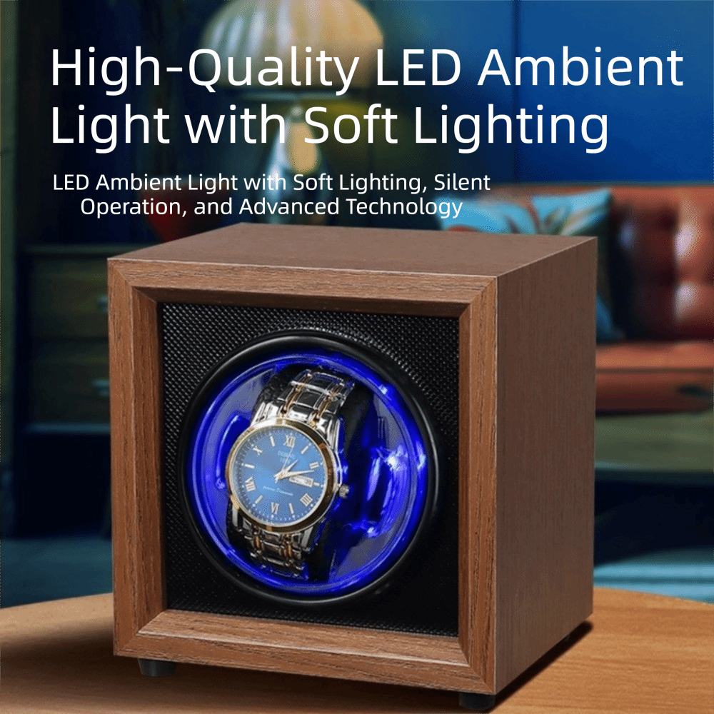 Caja de Madera para Reloj Auto - Watch Winder Single reseña y precio