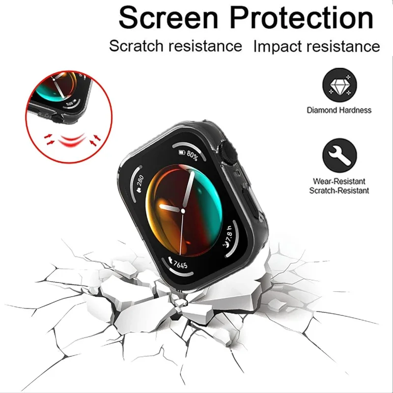 Funda de PC + vidrio templado  - Smartwatch Watch Huawei reseña y precio