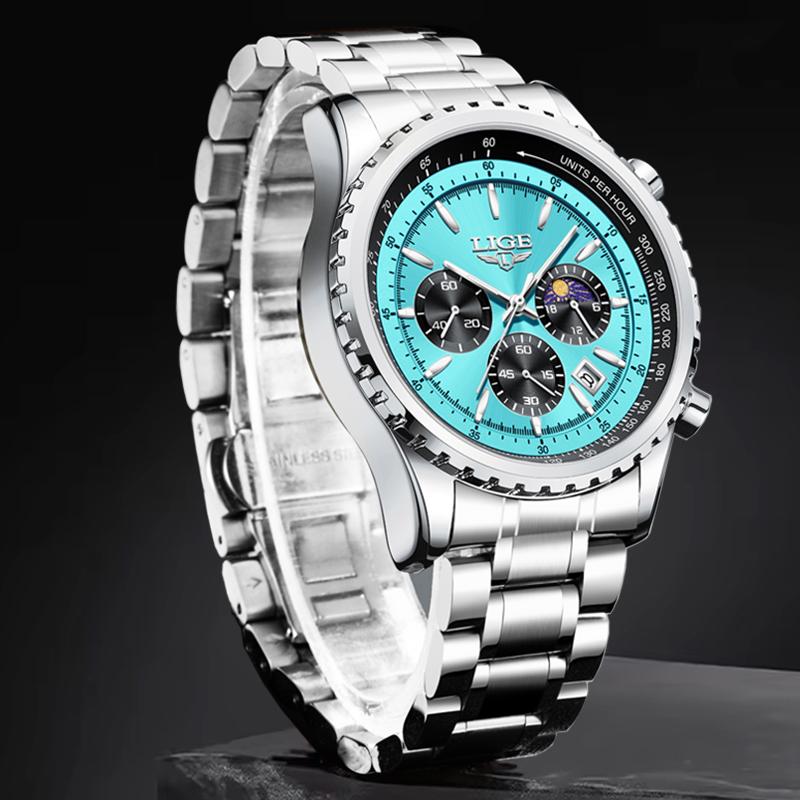 Reloj LIGE de moda para hombre - Smartwatch Branded Watches For Men reseña y precio