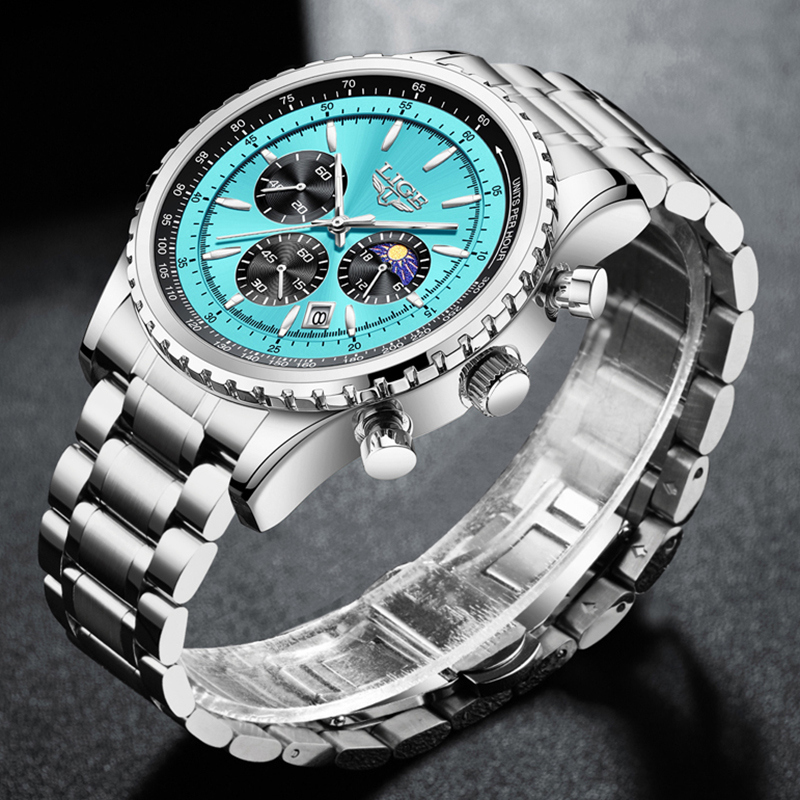 Reloj LIGE de moda para hombre - Smartwatch Branded Watches For Men reseña y precio
