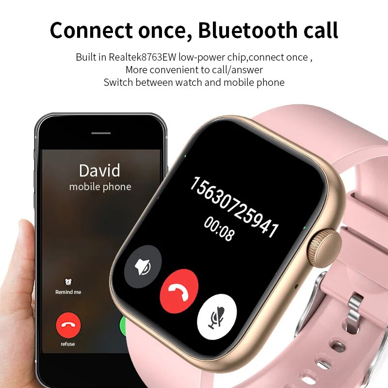 LIGE-reloj inteligente para ho - Smartwatch Watches For Women Smart reseña y precio