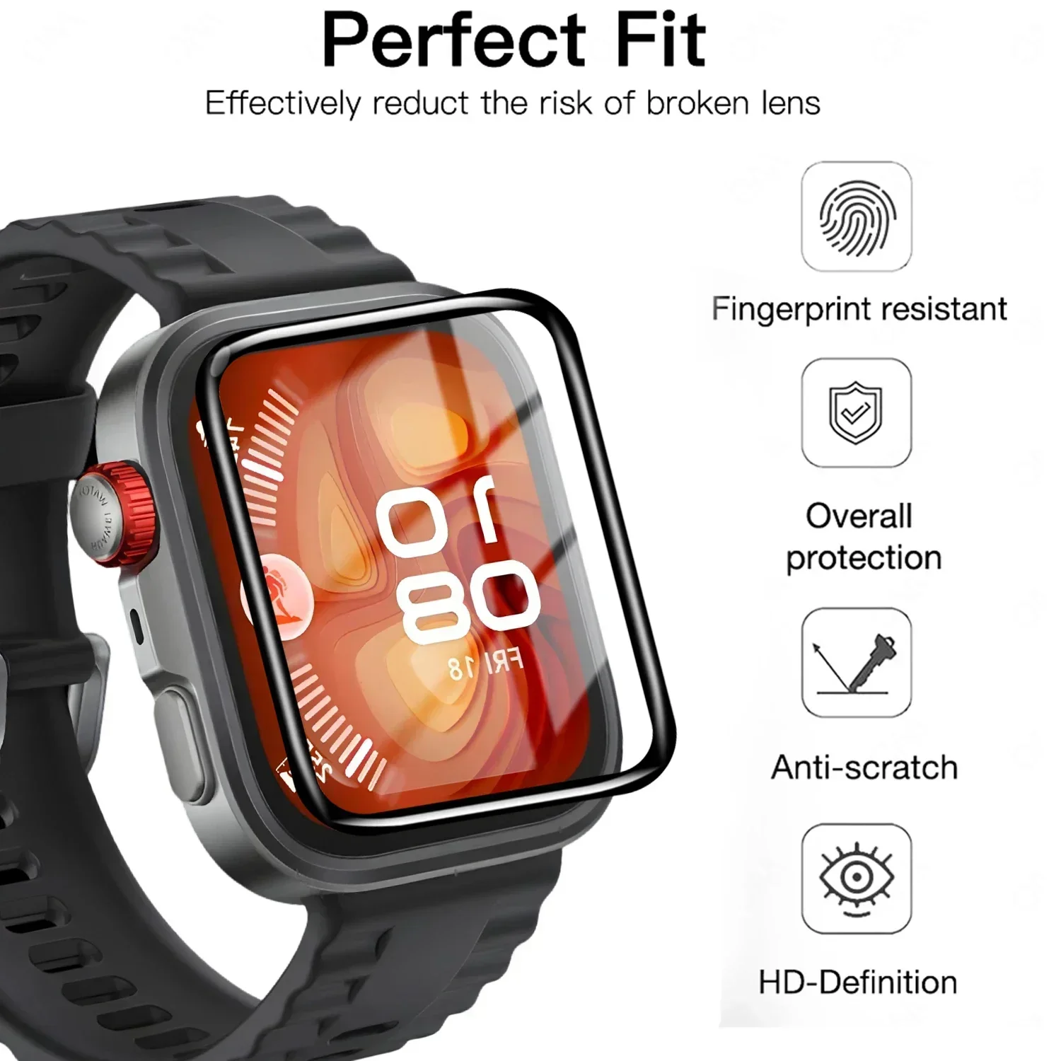 Película templada de 5 uds par - Smartwatch Watch Huawei reseña y precio