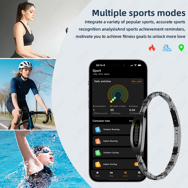 LIGE nuevas gran oferta pulser - Smartwatch Watches For Sale reseña y precio