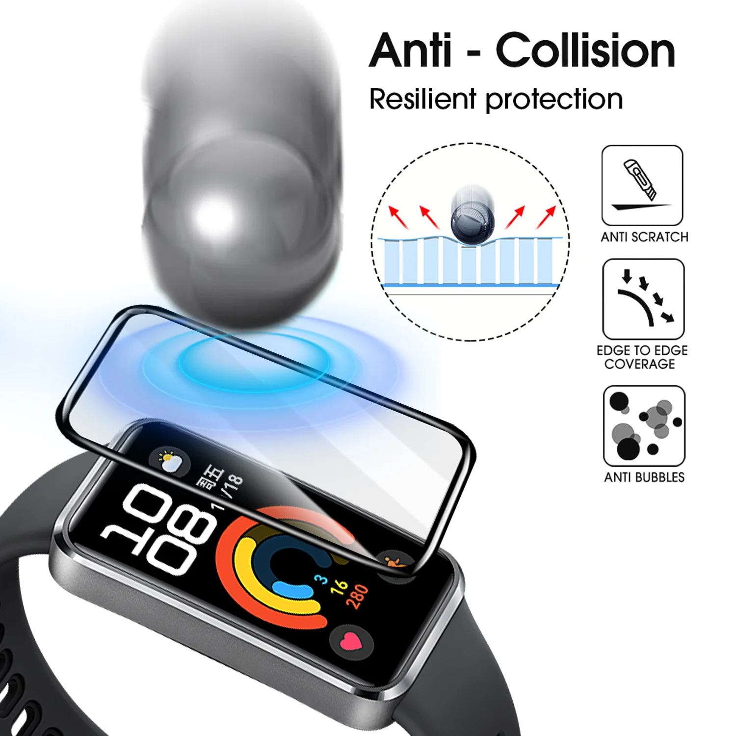 Protectores de pantalla flexib - Smartwatch Watch Huawei reseña y precio