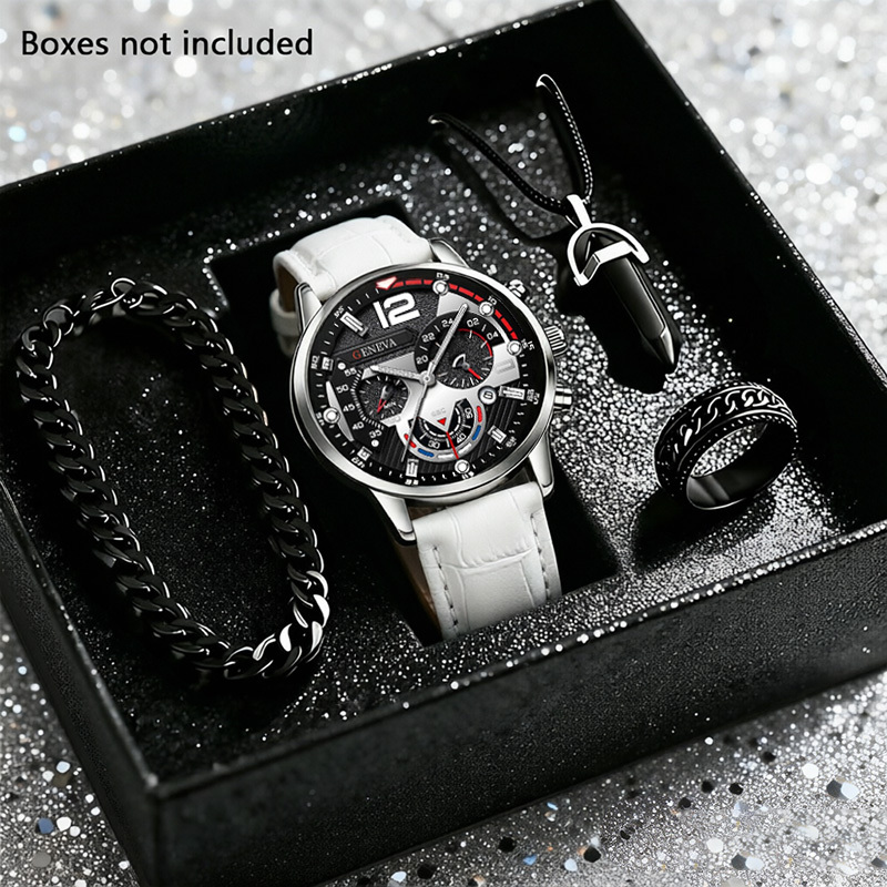 Juego de 4 Relojes de Moda par - Smartwatch Watches Birthday Gift For Men reseña y precio